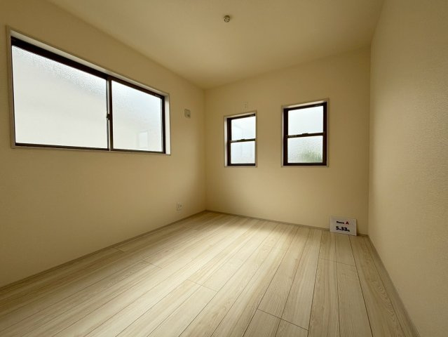 北葛飾郡松伏町　田中3丁目　新築戸建　全6棟の洋室|スタンダードな洋室です