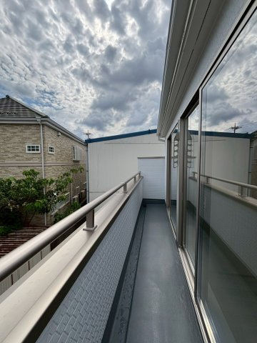 北葛飾郡松伏町　田中3丁目　新築戸建　全6棟のバルコニー|落ち着いた時間を過ごせるバルコニーです