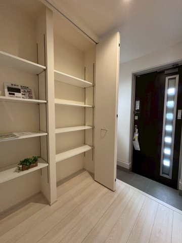 北葛飾郡松伏町　田中3丁目　新築戸建　全6棟の玄関|落ち着いた玄関です