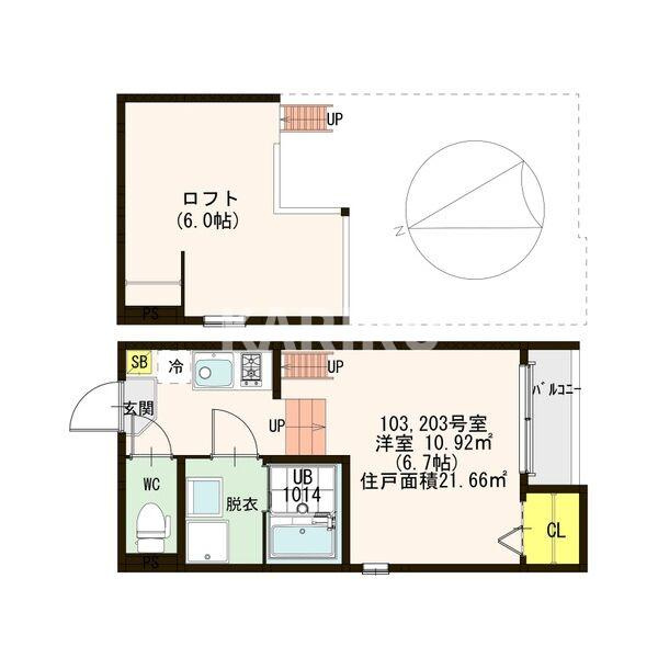 メゾン ベル フルールの間取り