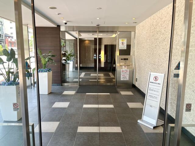 シティハウス月島駅前キャピタルコートのエントランス|建物の内部です
