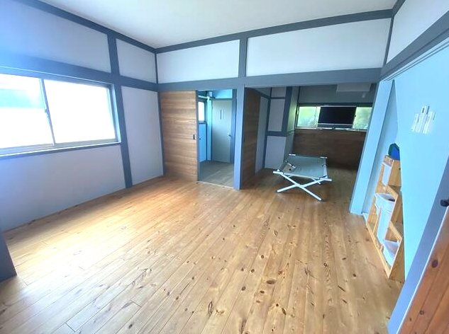 長生郡一宮町東浪見　中古戸建の洋室|敷地約160坪のサーフハウス自転車で5分でサーフポイント 土間キッチンでバーベキューが可能です