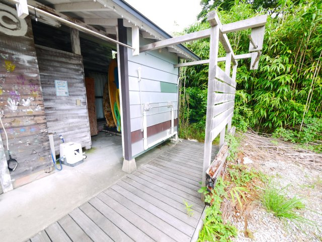 長生郡一宮町東浪見　中古戸建の設備|敷地約160坪のサーフハウス自転車で5分でサーフポイント 土間キッチンでバーベキューが可能です
