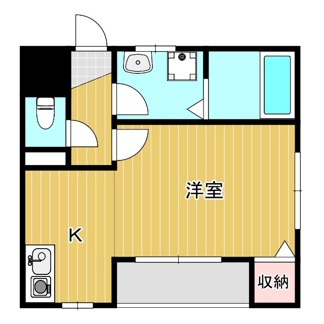ナガタマンションⅡの間取り