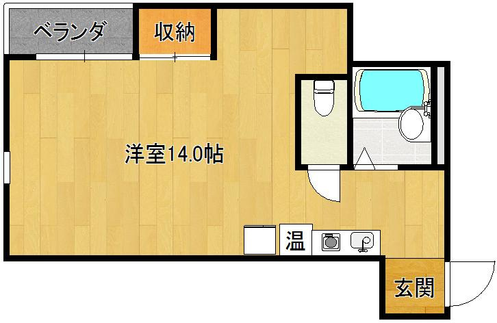 サンビレッジＡ棟の間取り