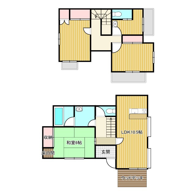 大網白里市北今泉の間取り