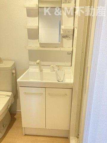 TRUTH CHARMEの洗面所|スペースが確保できる洗面所です