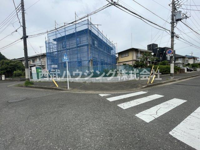 【仲介手数料無料】狭山市柏原8期全1棟　狭山市の新築住宅なら西武ハウジングの前面道路含む現地写真