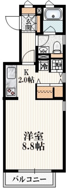 アペックスＭｏｔｏｙａｍａの間取り|1フロア2住戸　全室角部屋