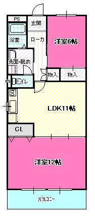 サンピア堀込の間取り