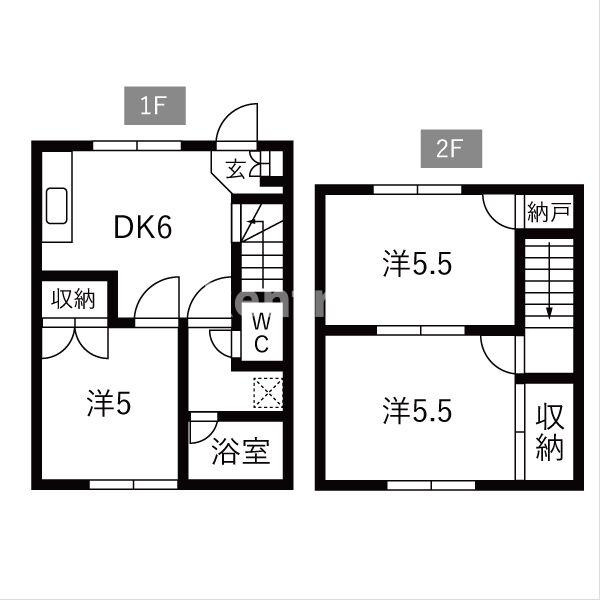 テラス時之島の間取り