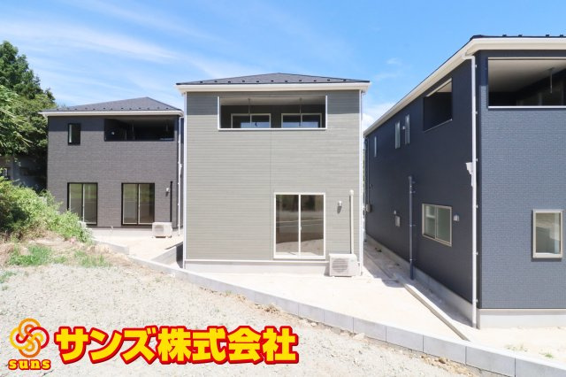 本宮市青田字中森　　　10号棟　　　五百川小学校、本宮第２中学区の外観|南側から見た外観