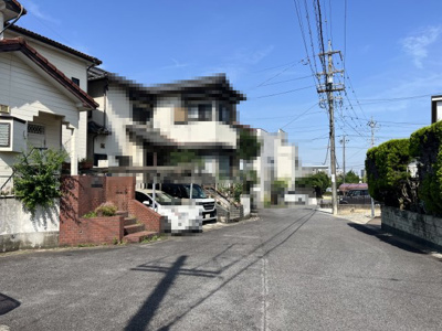 【前面道路含む現地写真】 | 岡崎市井田町字城山土地