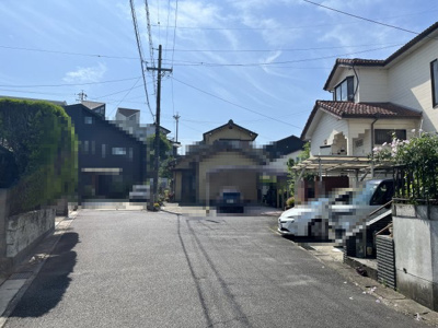 【前面道路含む現地写真】 | 岡崎市井田町字城山土地