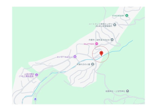 【区画図】 | 宍粟市一宮町東河内　中古戸建（別荘）