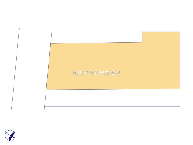八王子市　並木町　新築一戸建て　４期の区画図|～北側4ｍ道路、南西側通路につき開放感があります～