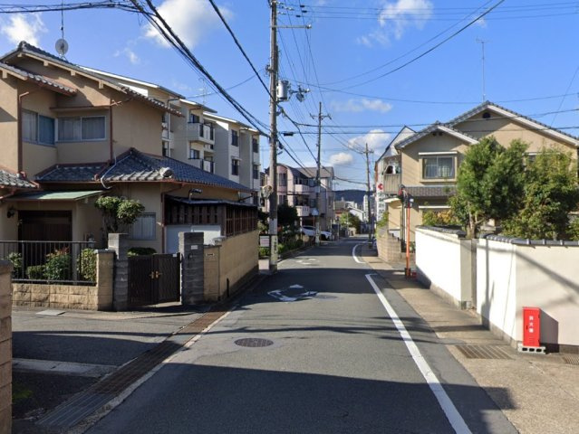 【前面道路含む現地写真】 | 山科区東野中井ノ上町　売地