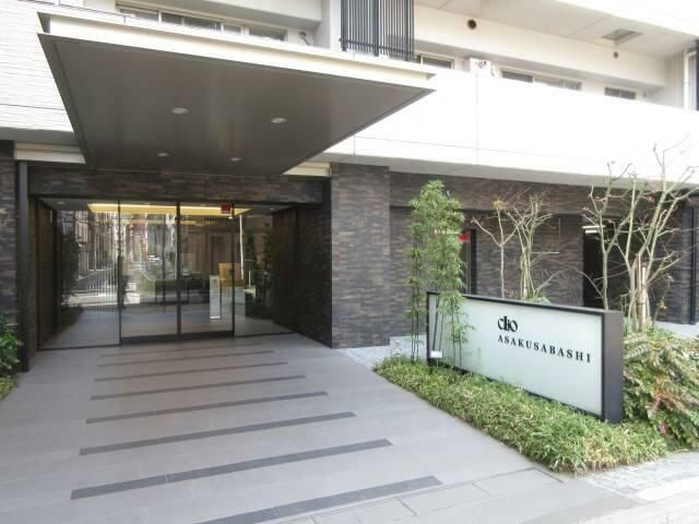 クリオ浅草橋のエントランス