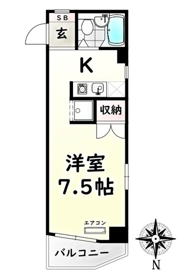 【間取り】 | 1001【名古屋市賃貸・サウザントワン】