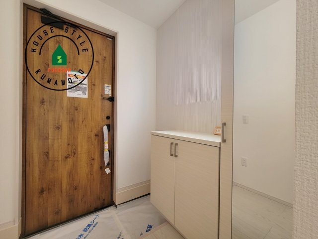 熊本市北区鶴羽田4丁目第1-4棟（3号棟）　の内観：施工例|二重ロックでしっかり防犯対策ができます。