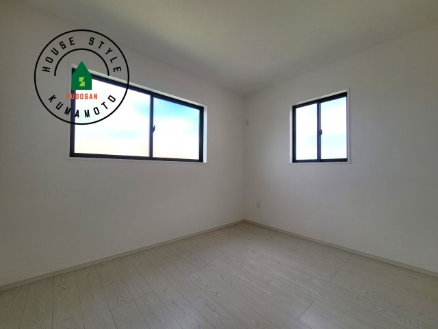 熊本市北区鶴羽田4丁目第1-4棟（3号棟）　の内観：施工例|将来的に、琉球畳を引きまして和室風にすることも可能です。