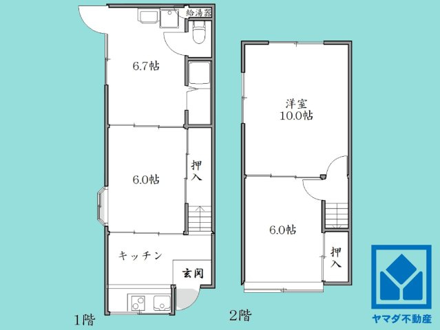 宇治市大久保町平盛の間取り
