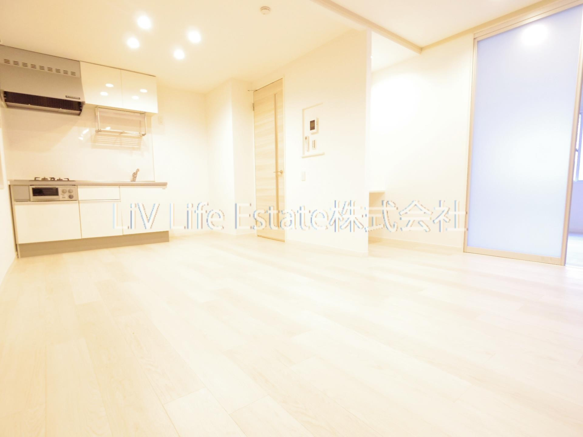 小平市花小金井７丁目のアパートの居間・リビング