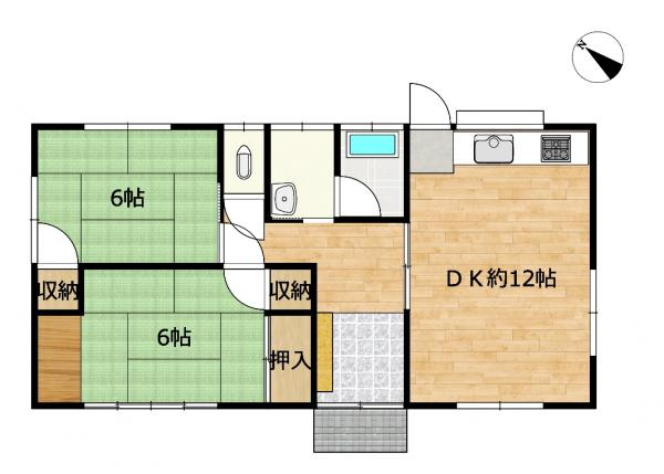 富士市大淵の中古一戸建|【現況販売】間取り図
