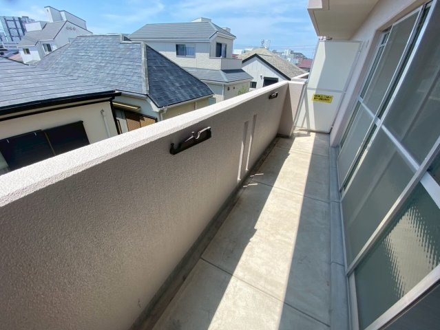 芦屋三木マンションのバルコニー
