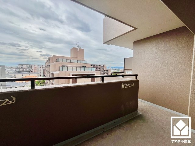 ファミールハイツ京都伏見ステージ2のバルコニー