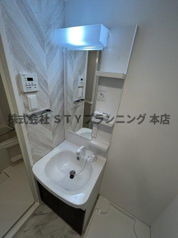 仲介手数料０円！S-RESIDENCE亀島駅前ascent(アセント)の独立洗面台