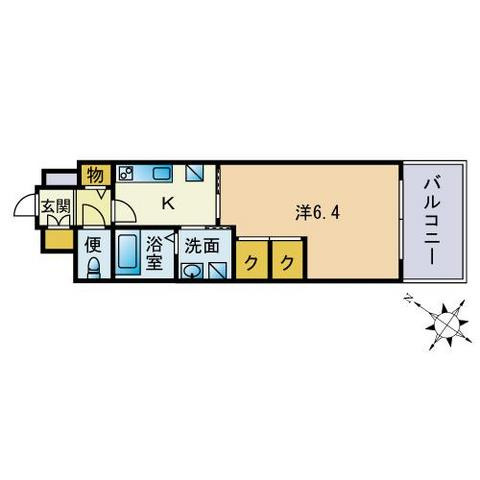 ロイヤルシティ大橋の間取り