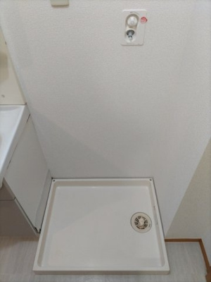 室内洗濯機置き場です