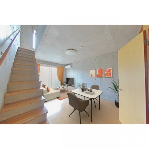 岐阜市南鶉４丁目のアパートの居間・リビング|CGイメージ　家具はつきません