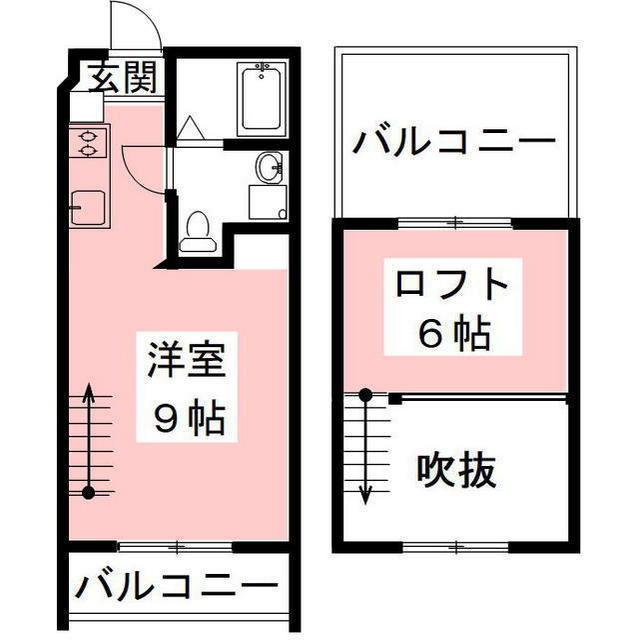 岐阜市南鶉４丁目のアパートの間取り