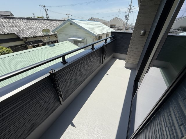 グラファーレ堺市上野芝向ケ丘町のバルコニー