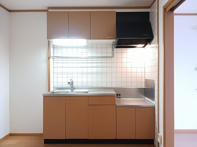 グランド・ルーのキッチン|コンパクトなキッチンで掃除もラクラク