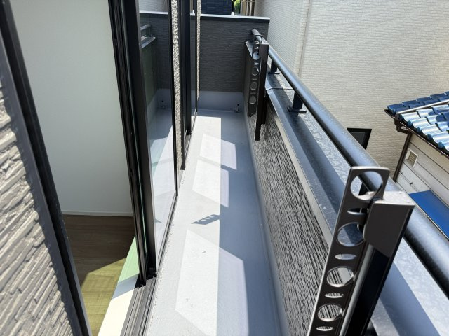 堺市東区菩提町　新築戸建のバルコニー