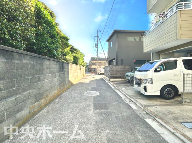 葛飾区堀切4丁目中古住宅の前面道路含む現地写真|全面道路