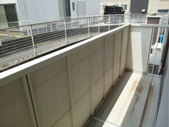 カーム松本Ｂのバルコニー