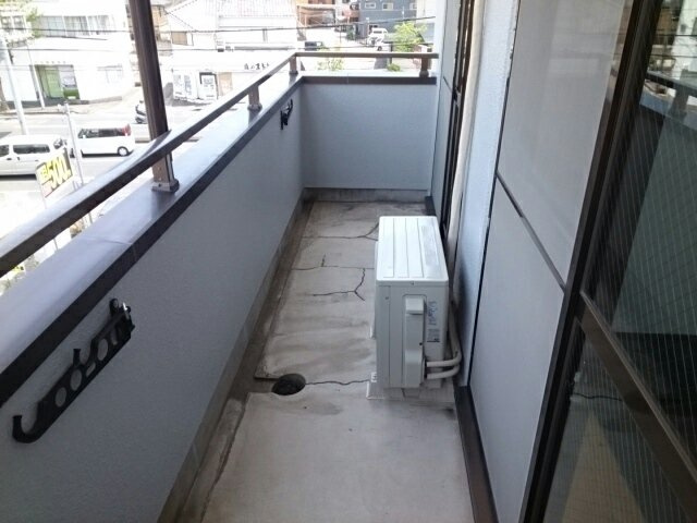 ハーベスト壱番館のバルコニー