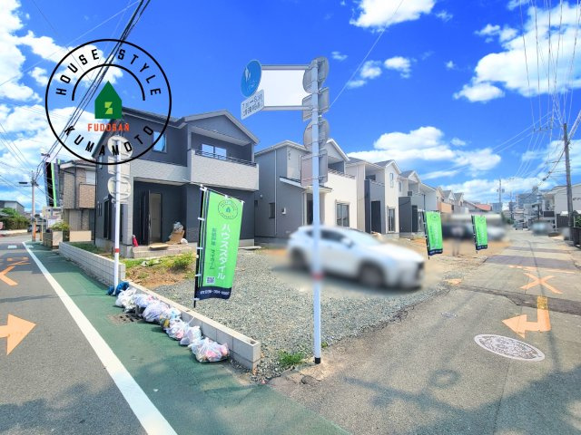 熊本市中央区琴平1丁目第1-4棟（3号棟）　の前面道路含む現地写真|見学の時間などお気軽にお問い合わせ下さい。