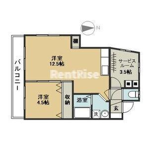 マンション吹上の間取り