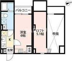 Ferris　林寺(フェリスハヤシジ)の間取り