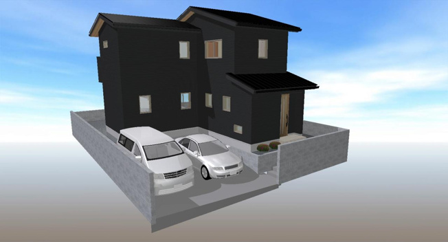 【外観パース】 | 高知市春野町平和