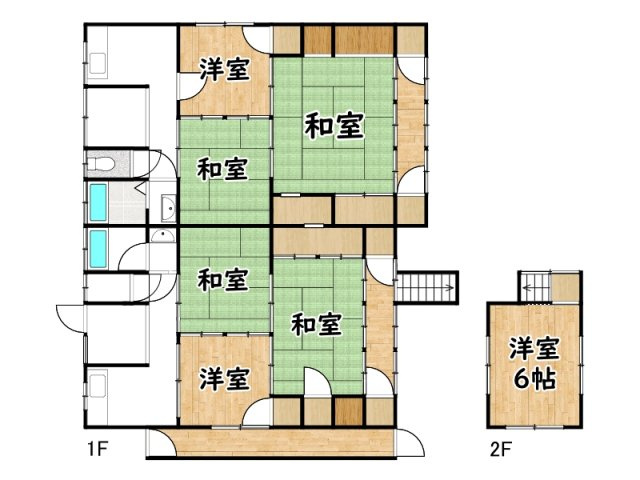 姫路市飯田3丁目/中古戸建の間取り