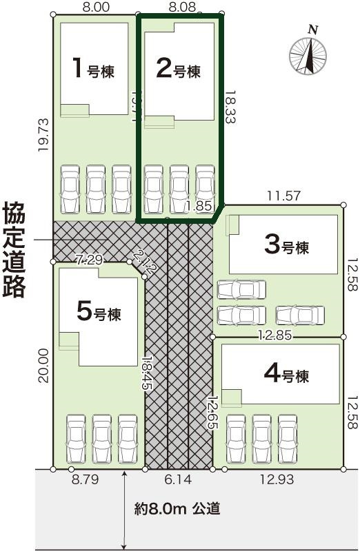 香美市土佐山田町宝町4丁目-2期5棟2-新築戸建ての外観|2号棟