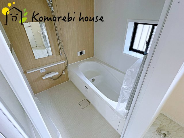 中分1丁目27番　新築一戸建て　ハートフルタウン　Aの浴室|親子のコミュニケーションの場にいかがでしょうか。
1日の出来事をシェアしましょう♪