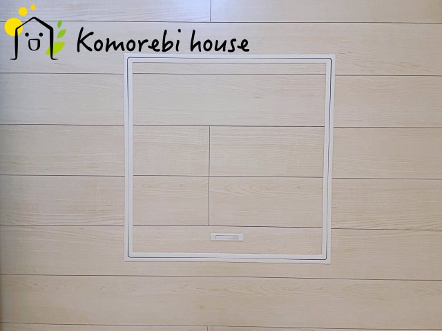 中分1丁目27番　新築一戸建て　ハートフルタウン　Aの内装|散らかりがちなキッチンも、この見えない収納が大活躍！
仕様頻度の低い調理器の収納としてもいいですね♪
