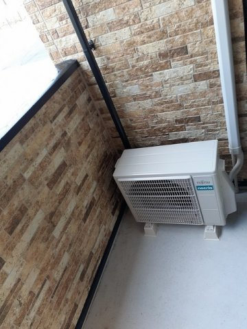 モンレーヴＡのバルコニー|陽当たり良好なバルコニーです